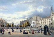 The Fountain of the Boulevard St. Martin, from 'Vue de Paris', c.1840 - Philippe Benoist