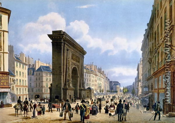 View of the Porte St. Denis, from 