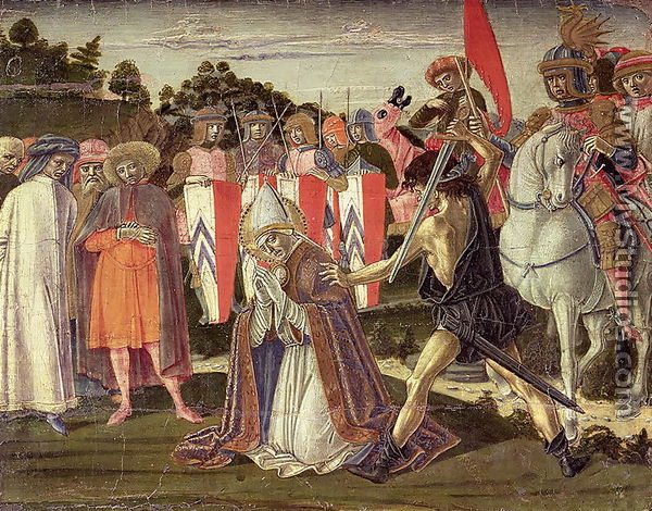 The martyrdom of St. Fabian - Benvenuto Di Giovanni Guasta