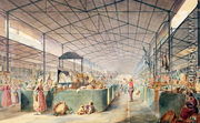 Interior of Les Halles, 1835 - Max Berthelin