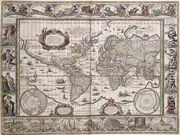 World Map, from 'Le Theatre du Monde' or 'Nouvel Atlas', 1645 - Willem Blaeu
