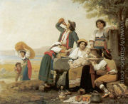 Mittagsrast einer neapolitanischen Bauernfamilie - Celestin-Joseph Blanc