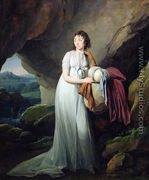 Portrait of a Woman in a Cave, possibly Madame d'Aucourt de Saint-Just, 1805 - Louis Léopold Boilly