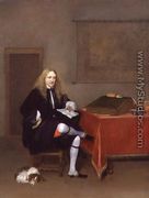 Portrait of a Man in his Study c.1668-69 - Gerard Ter Borch