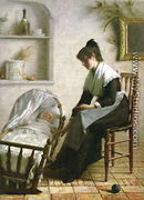 Young mother from Arles - Henri Bouchet-Doumeng