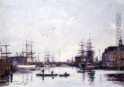 The Basin of the Barre, Le Havre 1895 - Eugène Boudin