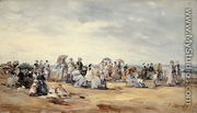 The Beach at Trouville 1873 - Eugène Boudin