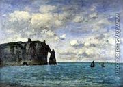 The Cliffs at Etretat 1890 - Eugène Boudin