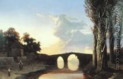 River and Bridge in the South of France - Josephine Bowes