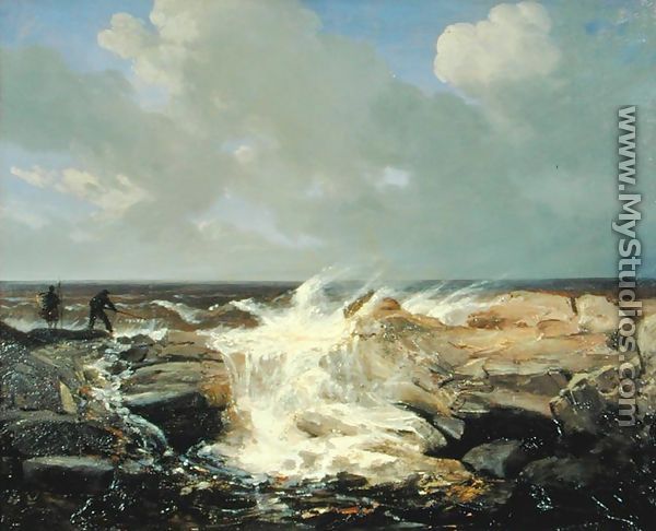 Squally Weather near Boulogne - Josephine Bowes