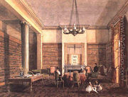 The library at Thirlestaine House, Cheltenham - Harriet Rushout Bowles