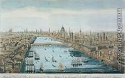 A General View of the City of London and the River Thames, plate 2 from 'Views of London', 1794 - Thomas Bowles
