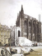 La Sainte Chapelle, from 'Picturesque Architecture in Paris', 1839 - Thomas Shotter Boys