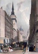 St. Paul's from Ludgate Hill,  1842 - Thomas Shotter Boys