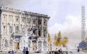 The café d'Amitié and Hotel of Prince Frederick, Brussels 1830 - Thomas Shotter Boys