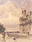 View near the Pont Royal, with the Pavillon de Flore, Tuileries - Thomas Shotter Boys