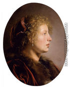Study of a young woman in profile 1636 - Salomon de Bray