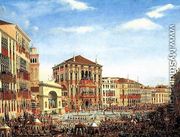 Napoleon I Presiding over a Regatta in Venice in 1807 - Giuseppe Borsato