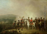 The Eagle Standards Taken at Waterloo Returned to Wellington, 18th June 1815 - Mathieu Ignace van Brée