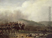 Willem Frederik Prince of Orange at the Battle of Quatre Bras, 16th June 1815 - Mathieu Ignace van Brée
