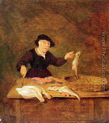 A Fishmonger, c.1667 - Quiringh Gerritsz. van Brekelenkam