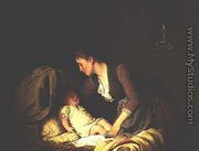 Undressing the Baby, 1880 - Meyer Georg von Bremen
