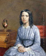 Portrait of Matilda Bury 1855 - John Edward Brett