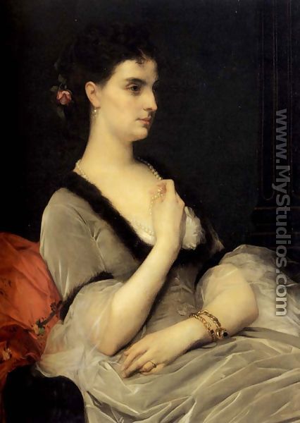 Portrait of Countess E.A. Vorontova-Dashkova, 1873 - Alexandre Cabanel