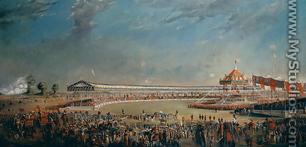 Delhi Durbar, celebration on the occasion of Queen Victoria becoming Empress of India, 1877 - Alexander Caddy