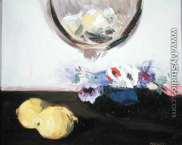 Anemones and Lemons - Francis Campbell Boileau Cadell