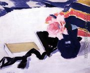 The Rose and the Black Ribbon - Francis Campbell Boileau Cadell