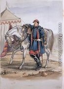 Portrait of General Clers, former commander of the Zouaves, from an album of paintings and sketches known as 'Cadogan's Crimea', 1854-56 - George Cadogan