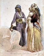 Slave and Woman from Cairo - Ippolito Caffi