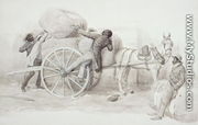 Negroes loading Cotton Bales at Charleston - Randolph Caldecott