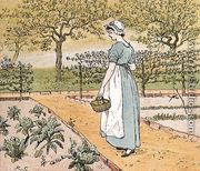 Mrs. Mary Blaize- 'She went into the garden to cut a cabbage leaf to make an apple pie' - Randolph Caldecott