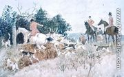 Fox Hunting- oing to Cover - Randolph Caldecott