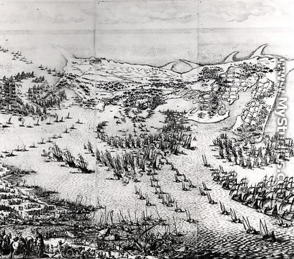 The Siege of the Citadel of Saint-Martin-de-Re in 1627, 1628-31 - Jacques Callot