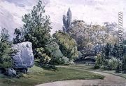 View in the Botanic Gardens, Regent's Park - William Callow