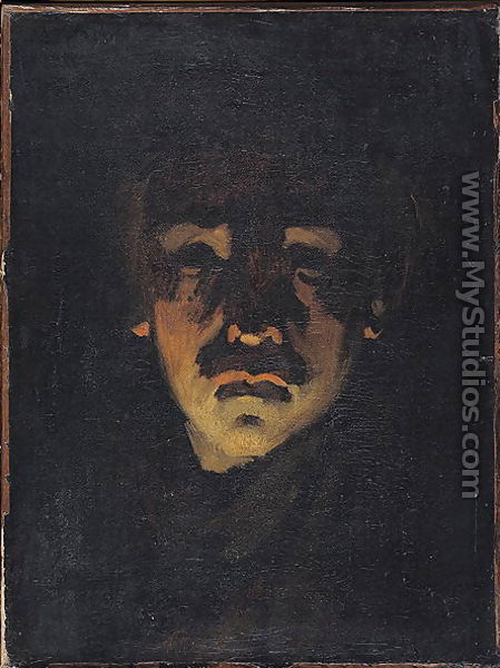 Self Portrait - Adolphe-Felix Cals