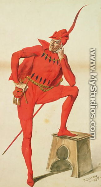 Henry Irving (1870-1919) as Mephistopheles in 