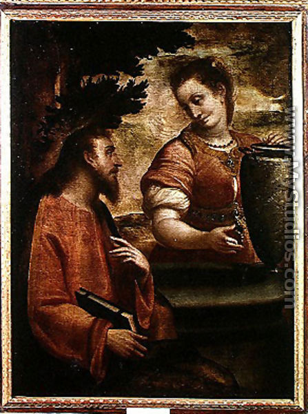 Christ and the Woman of Samaria, c.1575-80 - Luca Cambiaso