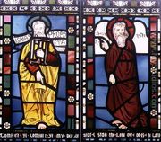 Isaiah and Moses, detail from the Creation Window, 1861 - George Campfield