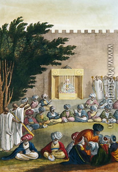 An Audience with the Sultan, Bournu, plate 32 from 