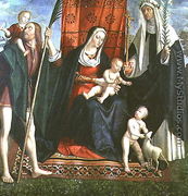Madonna and Child with Saints 2 - Galeazzo Campi