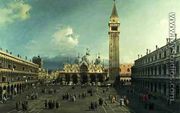 Piazza San Marco, Venice, c.1730-35 - (Giovanni Antonio Canal) Canaletto