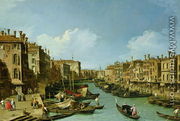 The Grand Canal near the Rialto Bridge, Venice, c.1730 - (Giovanni Antonio Canal) Canaletto
