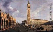 Piazza San Marco, looking South West, c.1734-35 - (Giovanni Antonio Canal) Canaletto