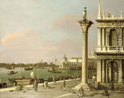 View of The Entrance to the Grand Canal from the Piazzetta - (Giovanni Antonio Canal) Canaletto