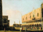 View of the Piazzetta San Marco Looking South, c.1735 - (Giovanni Antonio Canal) Canaletto