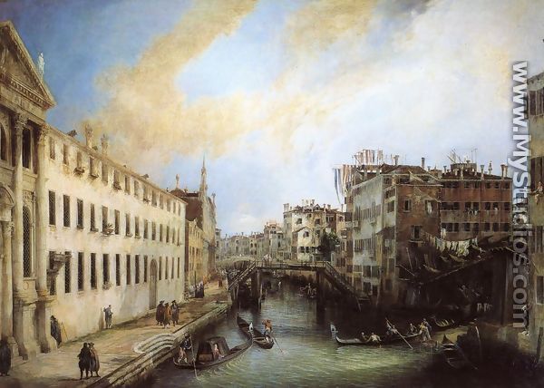 Rio dei Mendicanti, 1724 - (Giovanni Antonio Canal) Canaletto